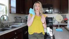 How to use Microfiber Cloths to clean a window, glass, or appliance surface