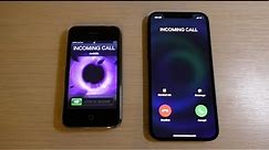 Apple iPhone 3g vs iPhone 12 incoming calls