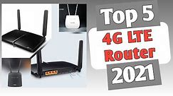 Top 5 Best 4G LTE wifi Router of 2021 | Best 4g router with sim card slot 2021