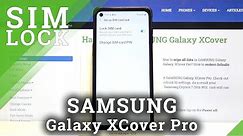 SAMSUNG Galaxy XCover Pro - How to Add SIM-Lock & Protect Card by PIN