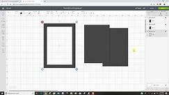 Making Frames in Design Space - Using Shapes, Align and Slice #CricutTip