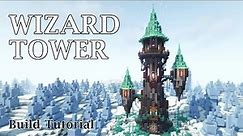 Minecraft Wizard Tower | Fantasy Tower Build Tutorial