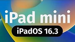 How to update to iPadOS 16.3 straight from iPad mini | iOS 16.3