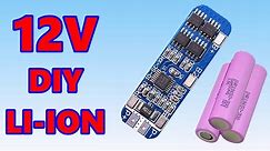12V 18650 3S Li-ion Battery Pack - How to build DIY