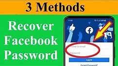 How To Recover Facebook Password Without Email And Phone Number!! - Howtosolveit