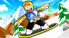 Becoming The Fastest In Roblox Snowboard Race Simulator