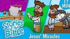 Jesus Calms the Storm + More of Jesus' Miracles | Stories of the Bible