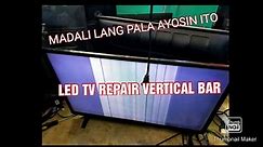 How to repair LED TV DEVANT & SKYWORTH vertical bar problem