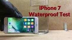 iPhone 7 & Plus waterproof test