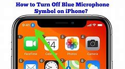 How to Remove Blue Microphone Symbol on iPhone's Top Bar after iOS 13/13.4?