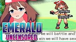 Pokemon Emerald Uncensored - New GBA Hack ROM for Adult players! The dialogue is changed!