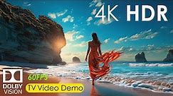 4K HDR 60 FPS TV Video Demo - Dolby Vision SHARP (Ispiring Music)