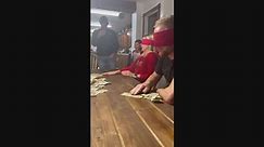 Family Plays Mouse Trap Cash Grab Game