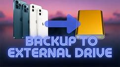 Backup & Restore iPhone External Drive (Part 1&2)