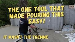 This Is How To Pour Concrete With Only 2 People!
