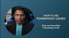 Microsoft Cameo: How to use your Camera within a PowerPoint Presentation