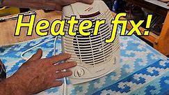 How to easily DIY Repair & Service an Electric Fan Heater and Save it from Landfill!