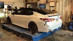 2018 Toyota Camry XSE V6 on the dyno