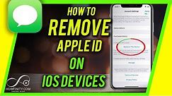 How to Remove Apple ID from iPhone