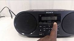 Sony ZS-RS60BT Mega Bass CD Boombox with Bluetooth