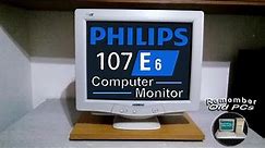 PHILIPS 107E6 CRT Monitor for Old Computers - Small Review