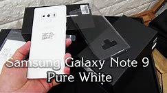 Samsung Galaxy Note 9 Pure White color