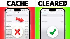 How To Clear The Cache On iPhone (9 Hacks)