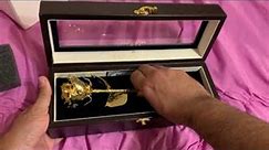 24 Karat Gold Eternity Rose Unboxing and Unveiling