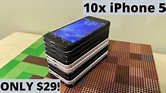 Unboxing The $29 10x iPhone 5 Lot From Ebay!