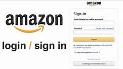 Amazon Login | www.amazon.com Login Help 2021 | Amazon Sign In