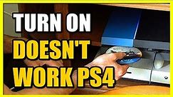 How to Turn ON PS4 if Power Button Doesn't Work (Easy Tutorial)