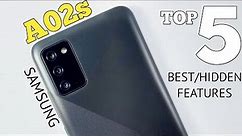 Samsung Galaxy A02s Top 5 Best Hidden Features | Tips And Tricks