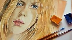 How should beginners paint portraits in Acrylics? painting the female face Lesson 2