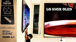 LG 65 GX OLED Gallery Design TV [2020] Unboxing | OLED65GXPTA, NVIDIA G-SYNC & HDMI 2.1 supported TV