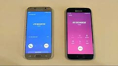 Samsung Galaxy S6 vs S7 Incoming call & Outgoing call at the Same Time