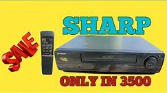 SHARP VCR FOR SALE ONLY IN 3500 CONTACT ME 7009475216
