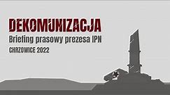 Chrzowice:Demontaż pomnika Armii Czerwonej–briefing prasowy ws. dekomunizacji przestrzeni publicznej