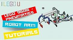 LEGO 9686 PNEUMATICS - Robot Arm Building Instructions - Robot Arm TUTORIALS