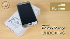 Samsung Galaxy S6 Edge Gold Platinum Unboxing | SuperSaf TV