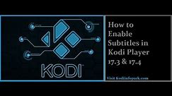 How to Download Subtitles Kodi