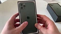 Apple iPhone 11 Pro Max 512GB Midnight Green Unboxing