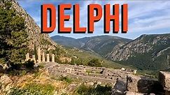 DELPHI GREECE: The Oracle - Center of the WORLD for ANCIENT GREECE