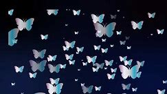 Colorful Butterfly (Soft Water Color Theme) Particle Background | Relaxation | Screensaver | VJ Loop
