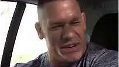 When Shaq and John Cena tried squeezing into a small car together 😂