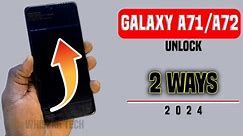 Galaxy A71/A72 Unlock Pin, Pattern, Password | Samsung A72 Factory Reset a71 hard reset Galaxy A72.