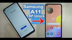 Samsung A11 frp Unlock | Samsung A11 Frp Bypass Google Account unlock Android 13/12