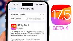 iOS 17.5 Beta 4 Released - What's New?