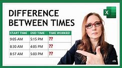 How to Calculate Time Differences in Excel | 5 Examples