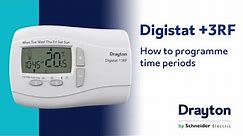 How to programme time periods on the Drayton Digistat +3RF