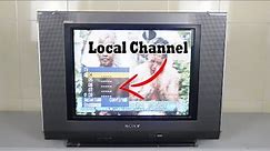 Sony Wega TV : Local Channels Search